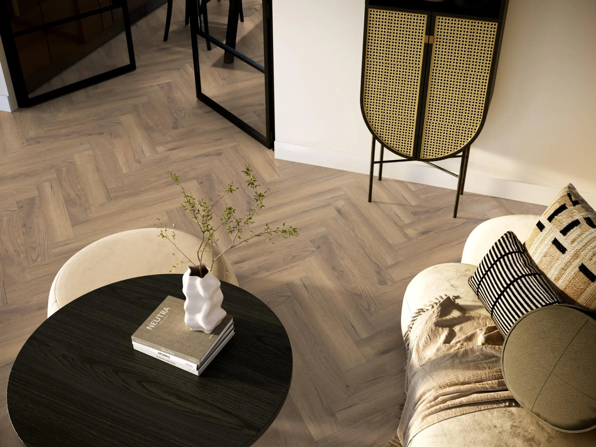 Ambiant Visgraat Laminaat Marquant eiken natuur