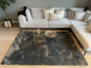 Vloerkleed Lexus Velvet Deluxe Black/Antraciet