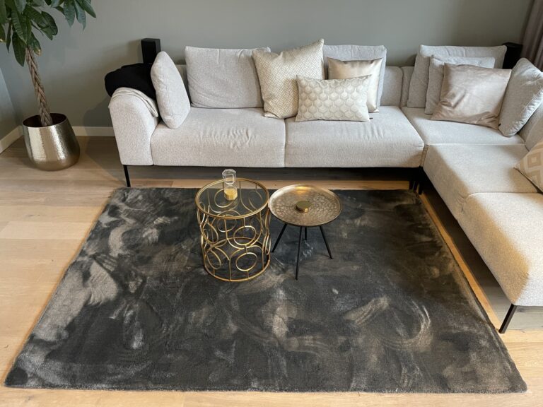 Vloerkleed Lexus Velvet Deluxe Black/Antraciet