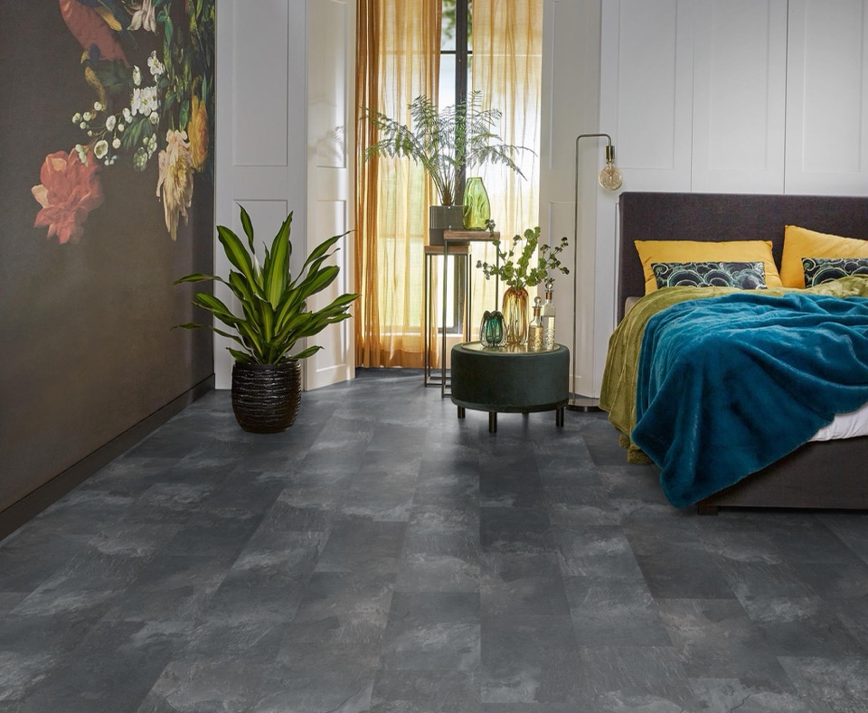 ambiant expression aqua donkergrijs tegel laminaat