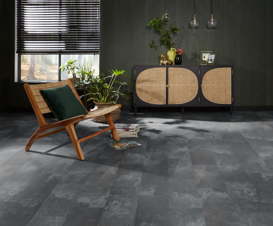 ambiant expression aqua donkergrijs tegel laminaat