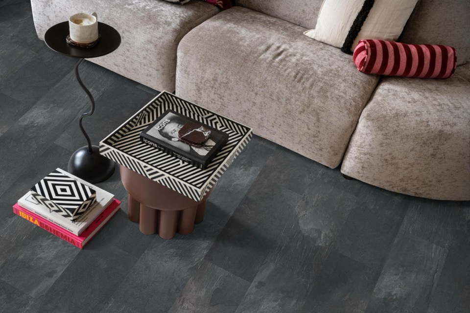 ambiant expression aqua donkergrijs tegel laminaat