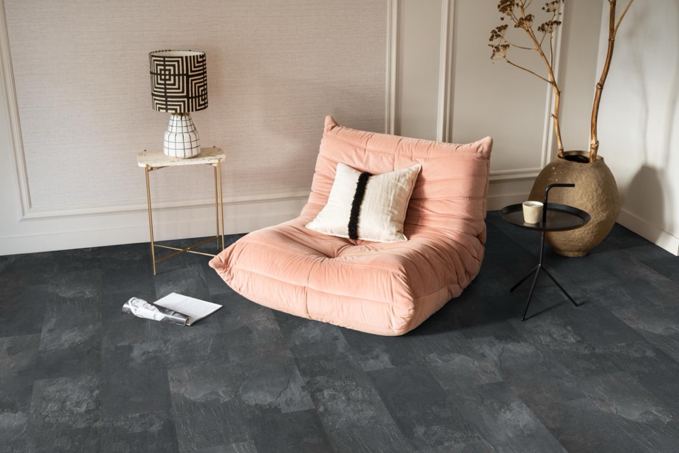 ambiant expression aqua donkergrijs tegel laminaat