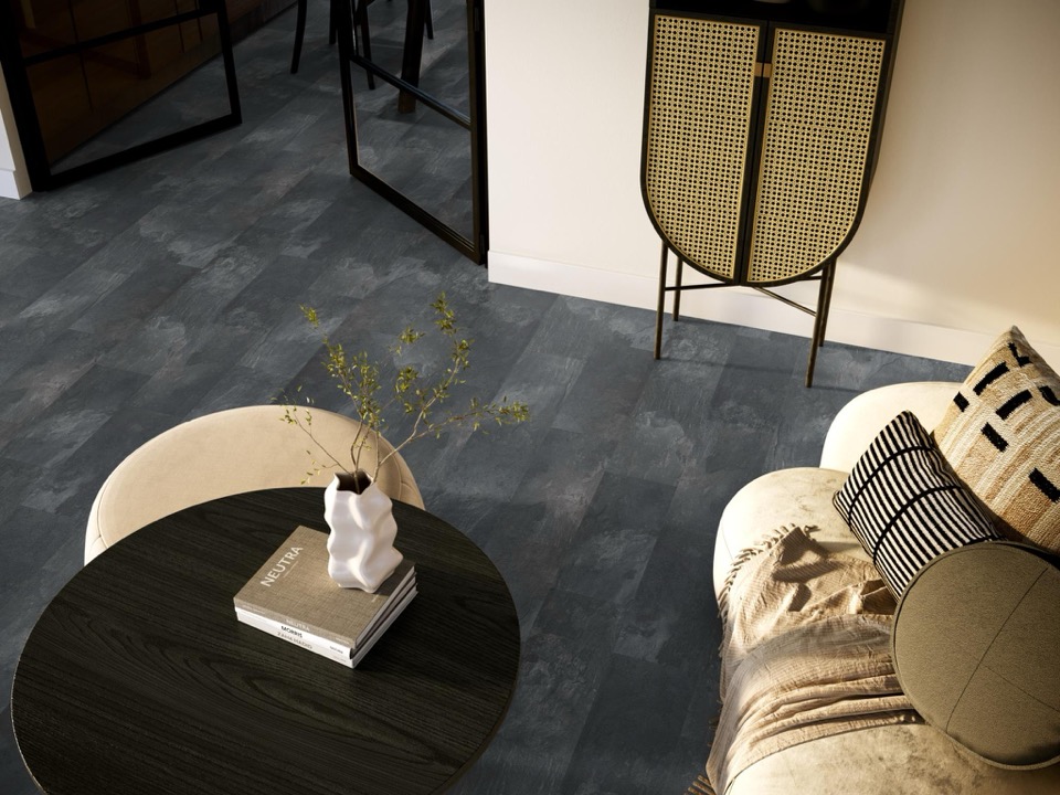 ambiant expression aqua donkergrijs tegel laminaat