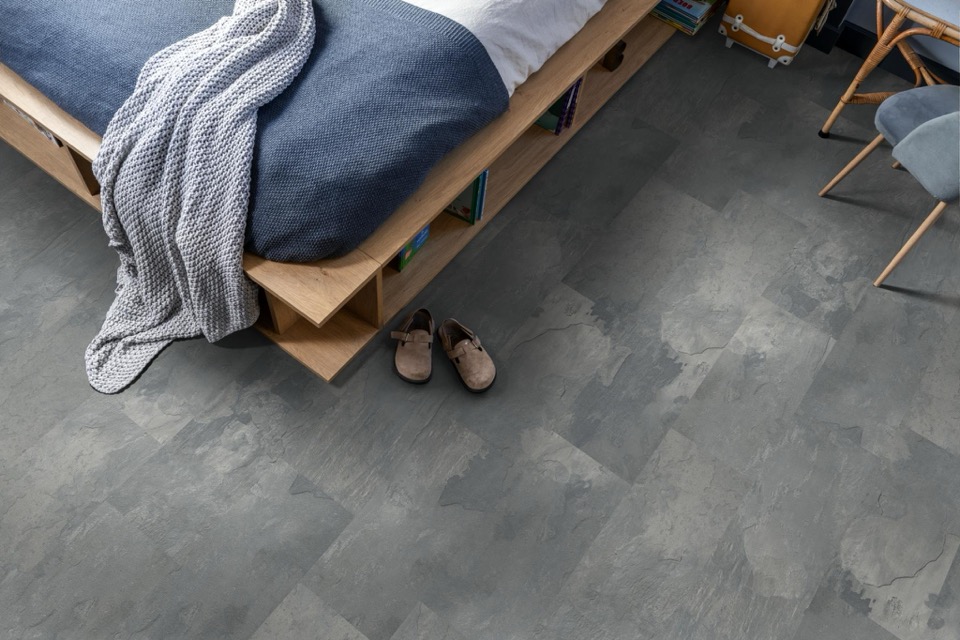 ambiant expression aqua middengrijs tegel laminaat