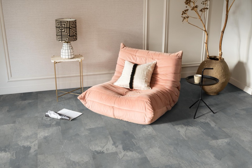 ambiant expression aqua middengrijs tegel laminaat