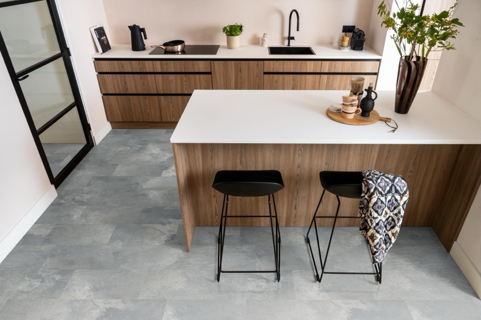 ambiant expression aqua middengrijs tegel laminaat