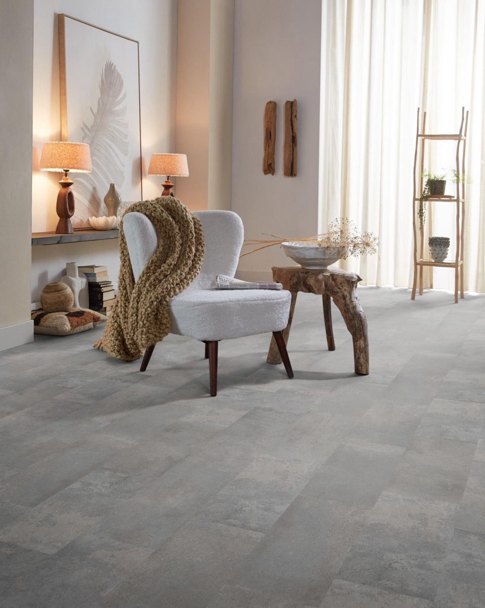 ambiant expression aqua lichtgrijs tegel laminaat