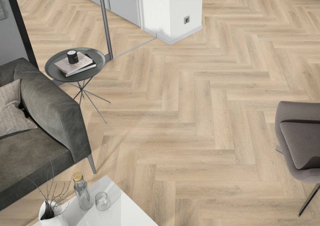 Belakos Palazzo visgraat XL 75 - Rigid Click PVC