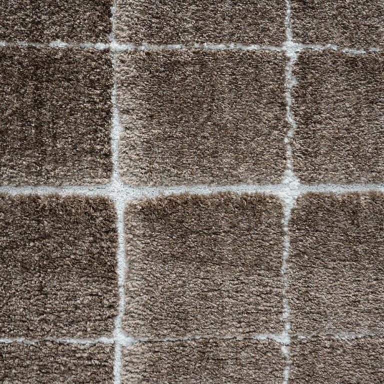 VT wonen Vloerkleed – Blocks Warm Brown