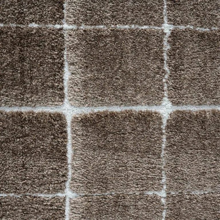 VT wonen Vloerkleed – Blocks Warm Brown