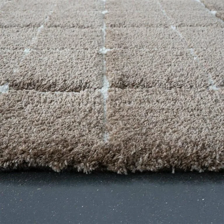 Vloerkleed VT Wonen – Blocks Warm Brown