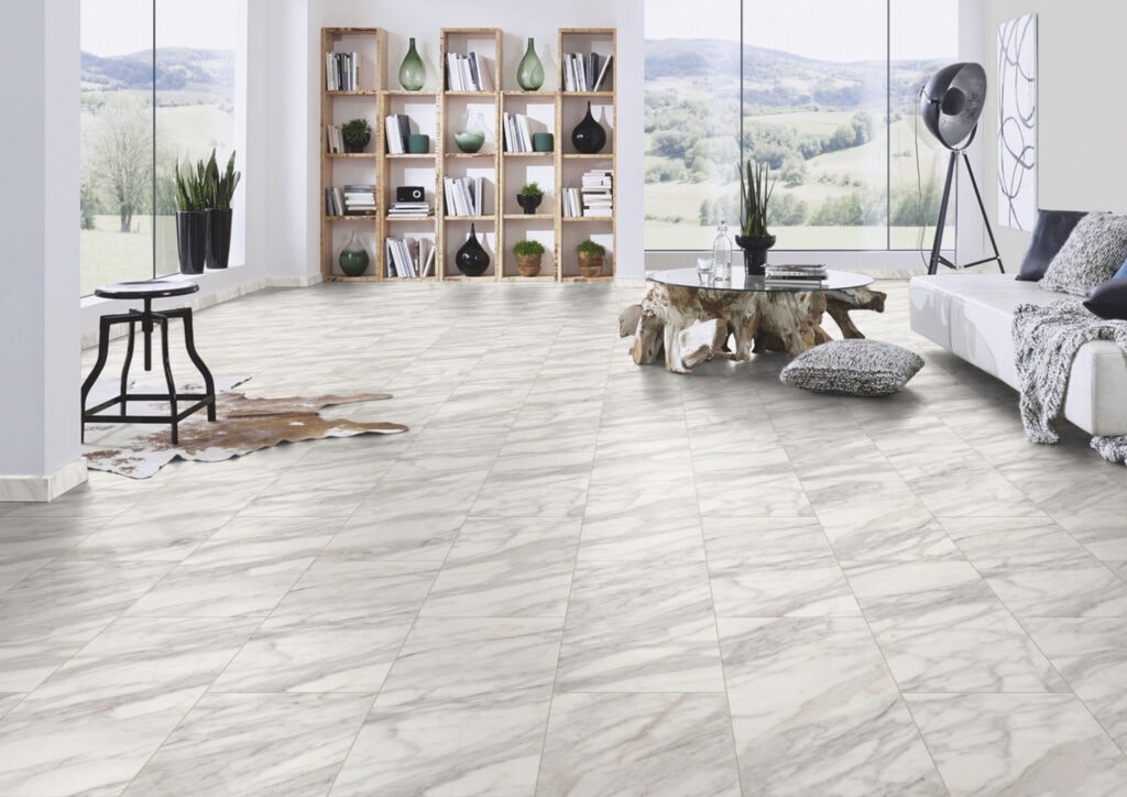 Givefloors Impressie - Marmer Wit
