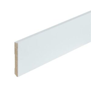 Co-Pro gelakte witte Amsterdam plint 90x12