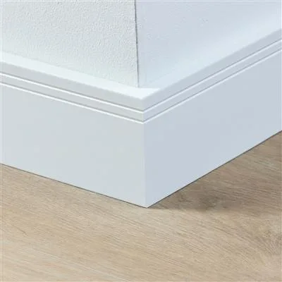 Witte folieplint Milaan (lengte 2.40m)