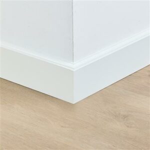 Gelakte plint Praag RAL 9010 (lengte 2.40m)