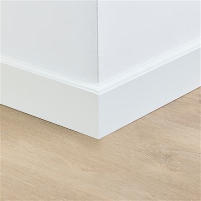 Gelakte plint Praag RAL 9010 (lengte 2.40m)