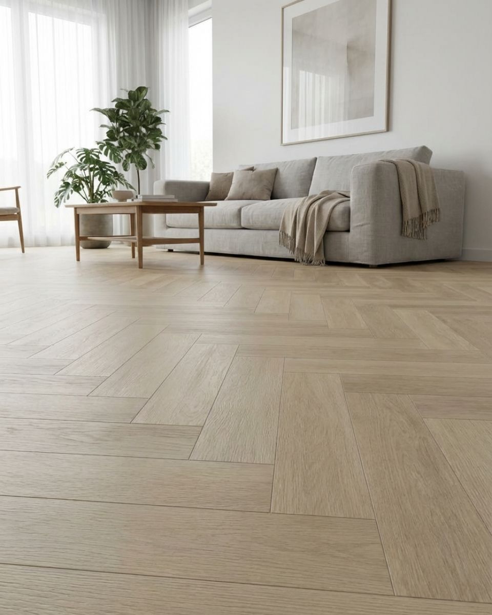 givefloors visgraat pvc plak 02 ultra matte look