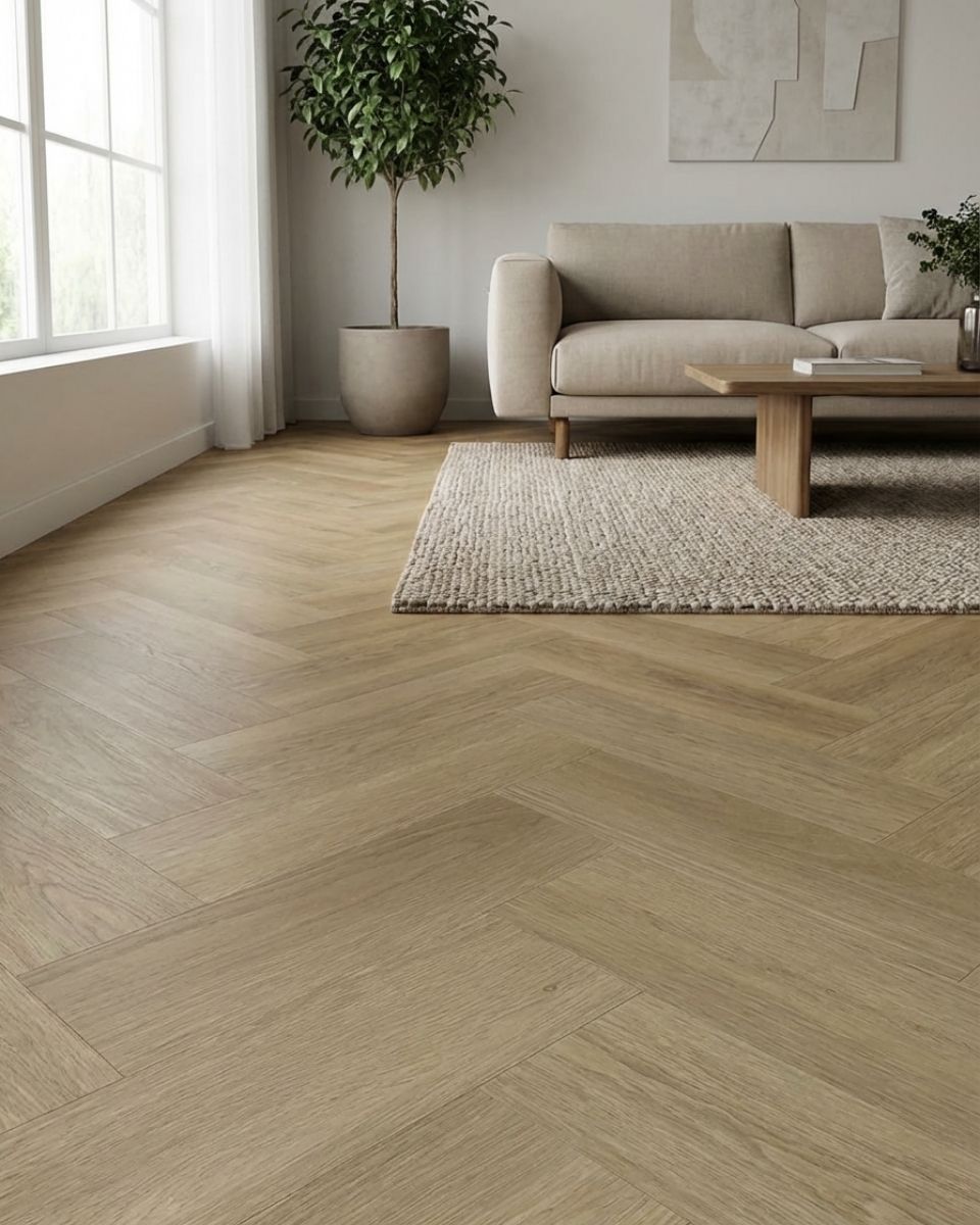givefloors visgraat pvc plak 05 ultra matte look