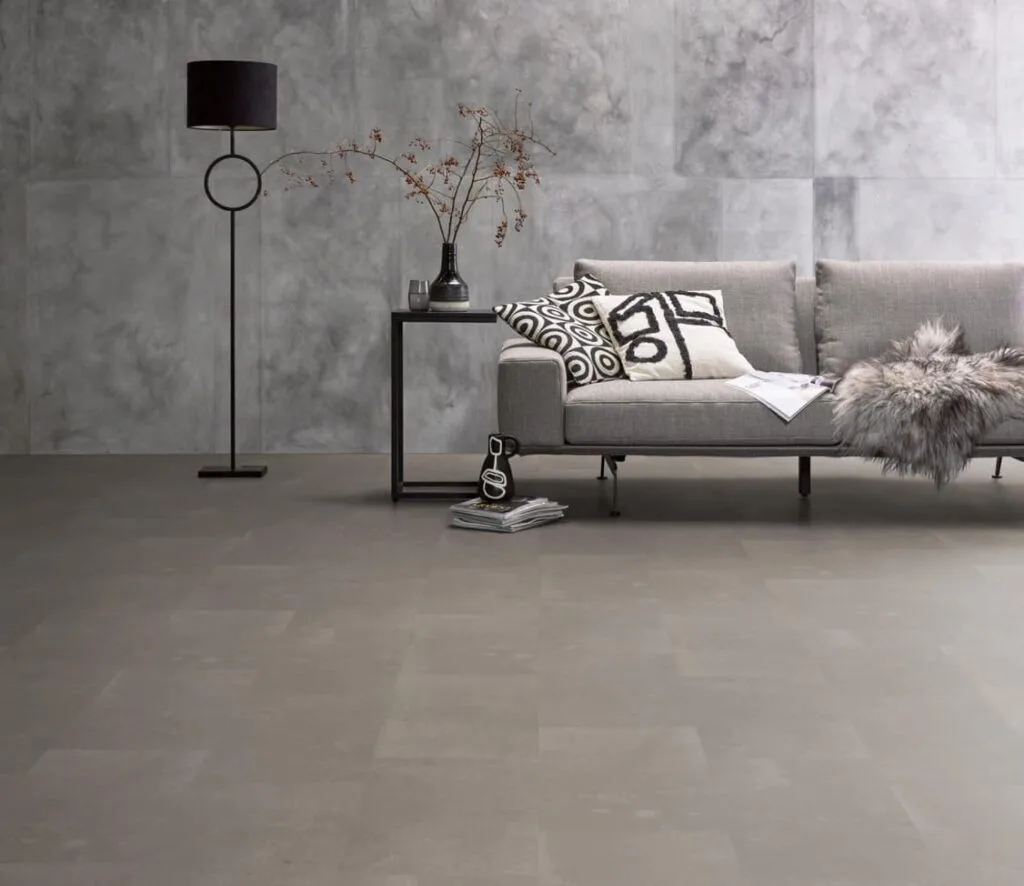 Ambiant Piero dryback taupe PVC