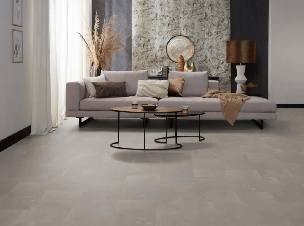 Ambiant Piero dryback taupe PVC
