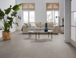 Ambiant Piero dryback taupe PVC