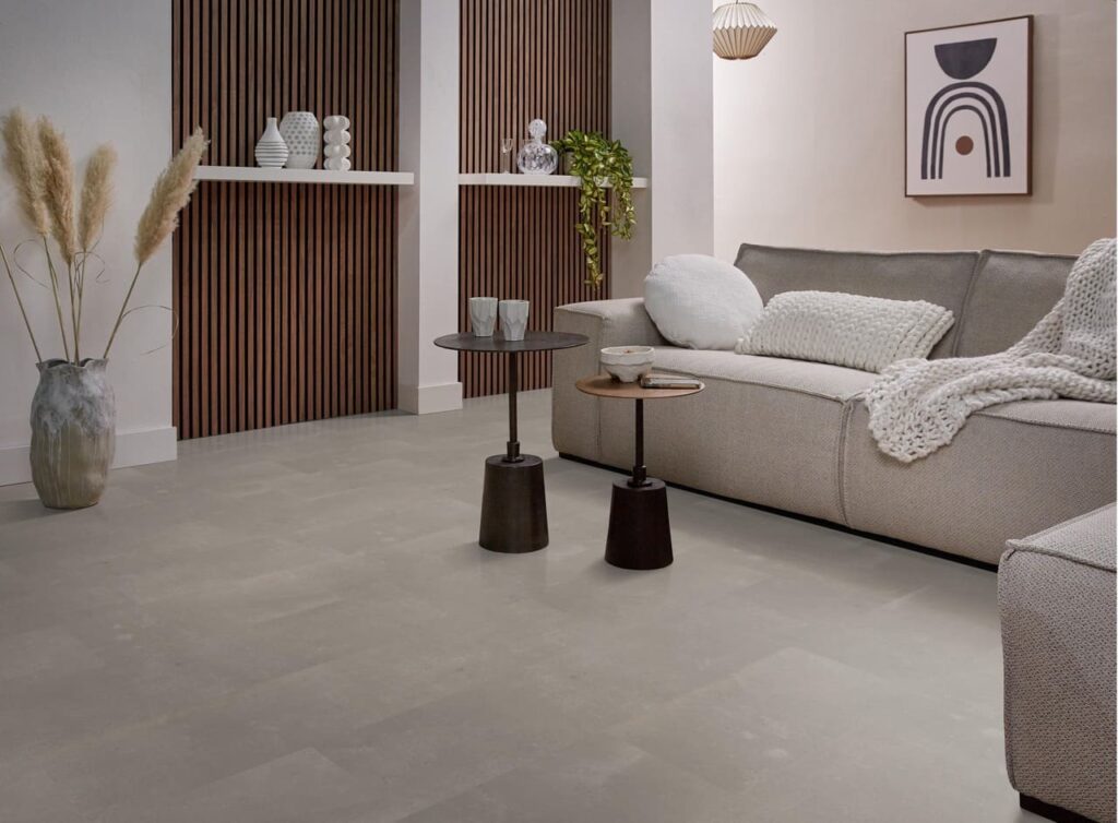 Ambiant Piero dryback taupe PVC