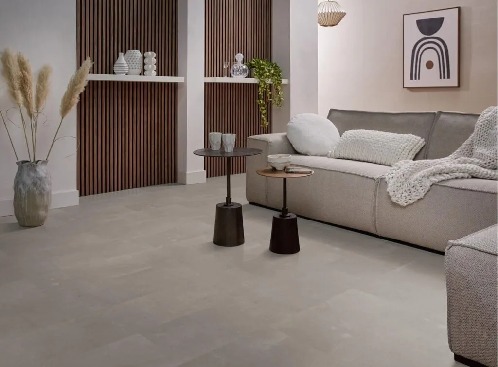 Ambiant Piero dryback taupe PVC