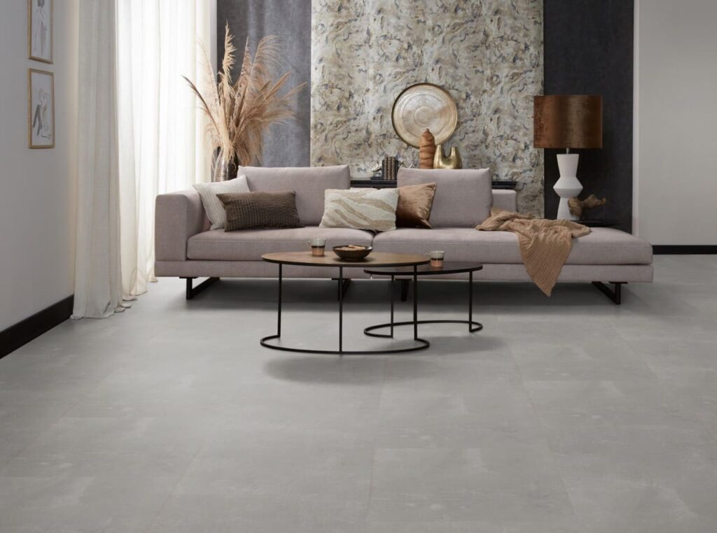 Ambiant Piero dryback light grey PVC