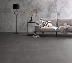Ambiant Piero dryback dark grey PVC