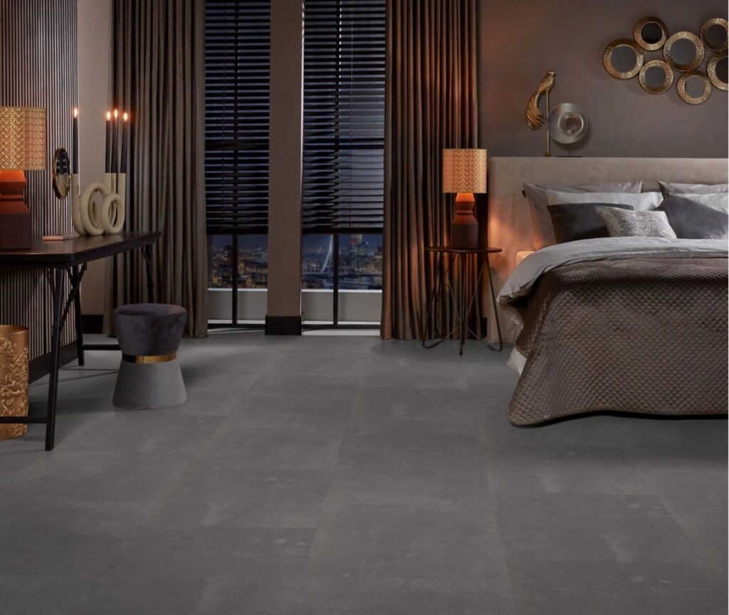 Ambiant Piero dryback dark grey PVC