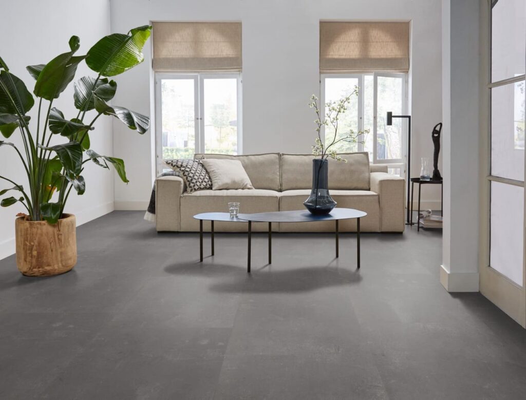 Ambiant Piero dryback dark grey PVC