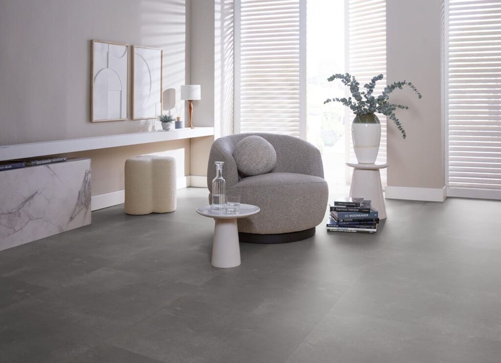 Ambiant Piero dryback dark grey PVC