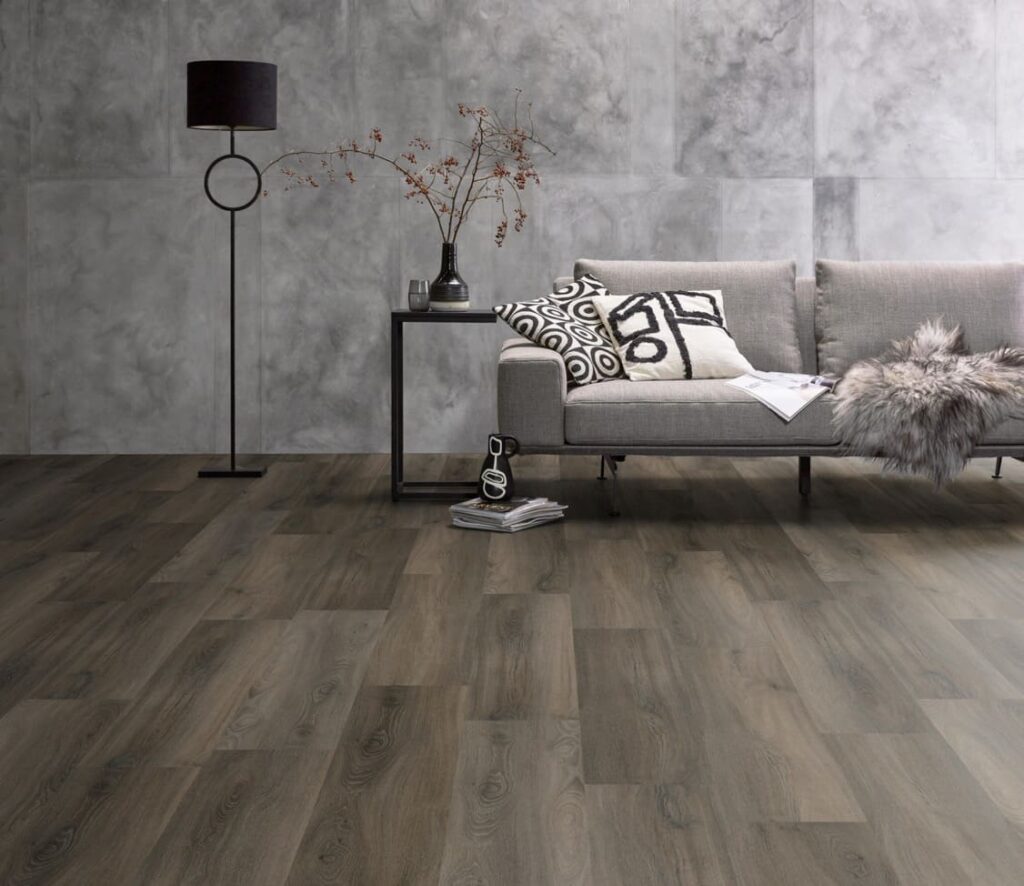 Ambiant Avanto click SRC dark grey PVC