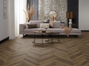 Ambiant Spigato Avanto visgraat click SRC warm brown PVC