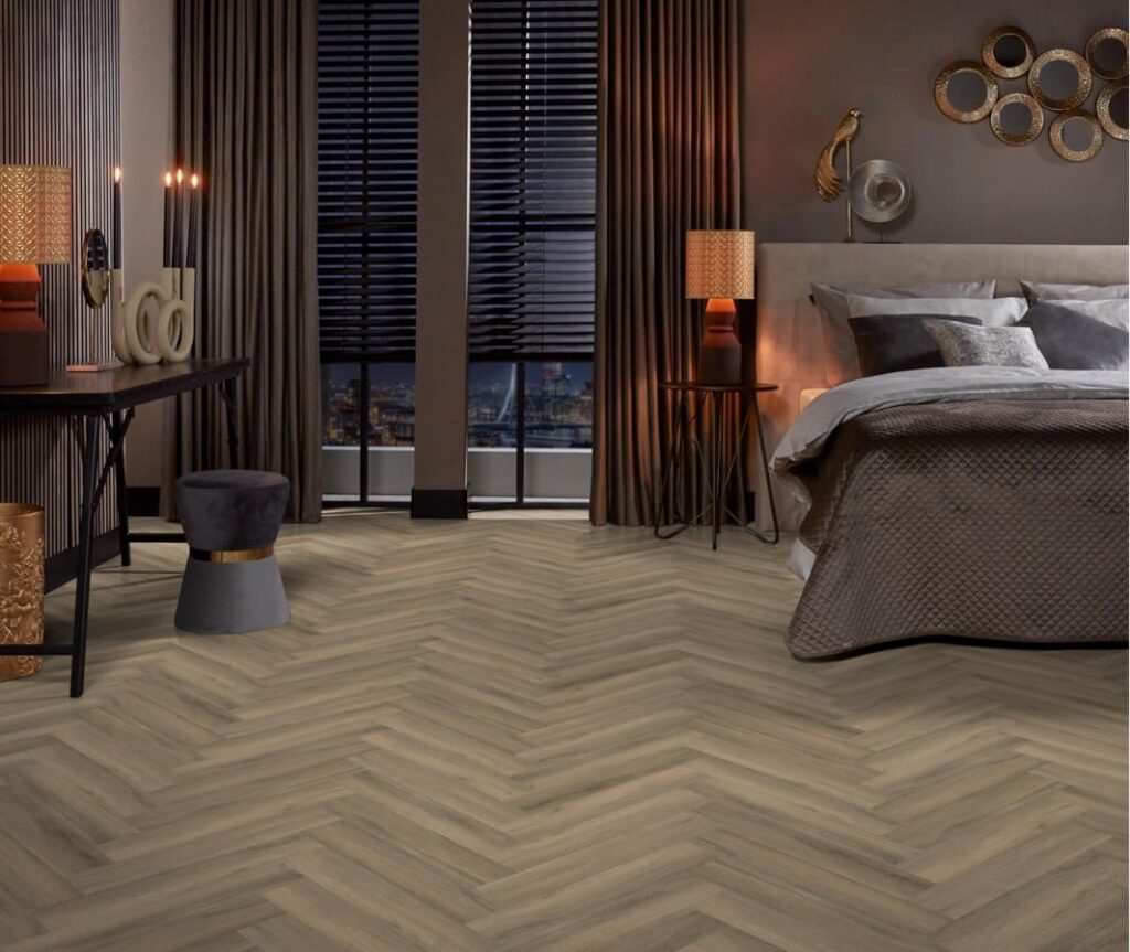 Ambiant Spigato Avanto visgraat click SRC light brown PVC