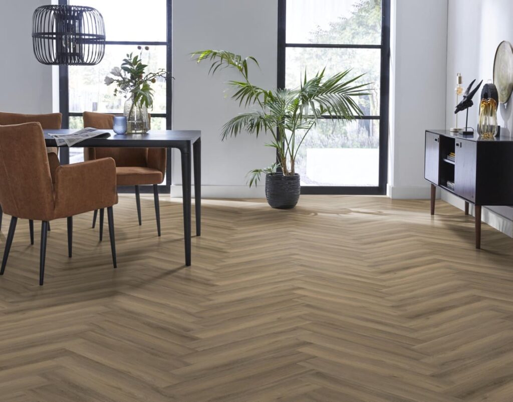 Ambiant Spigato Avanto visgraat click SRC light brown PVC