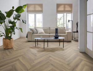 Ambiant Spigato Avanto visgraat click SRC light brown PVC