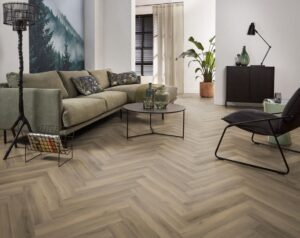 Ambiant Spigato Avanto visgraat click SRC light brown PVC