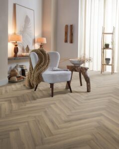 Ambiant Spigato Avanto visgraat click SRC light brown PVC