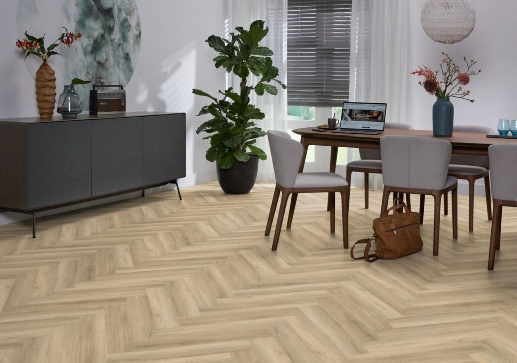 Ambiant Spigato Avanto visgraat click SRC beige PVC