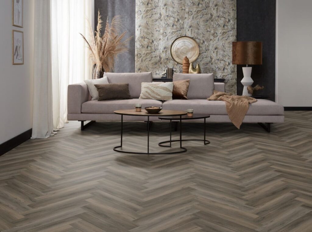 Ambiant Spigato Avanto visgraat click SRC dark grey PVC