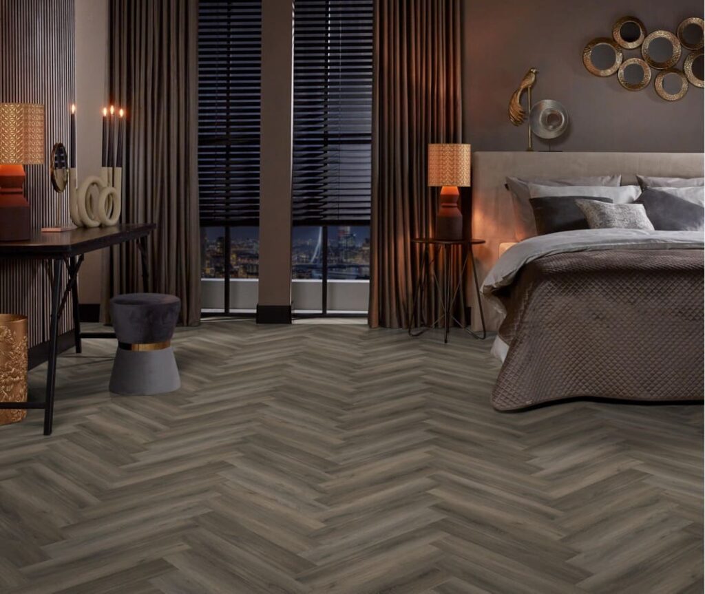 Ambiant Spigato Avanto visgraat click SRC dark grey PVC