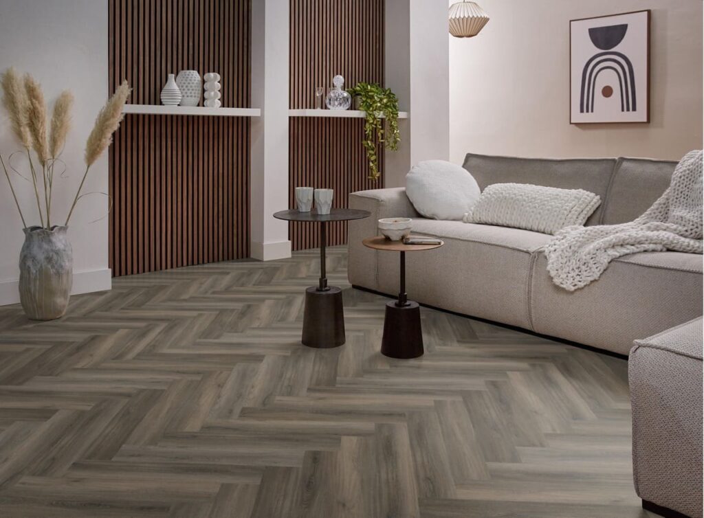 Ambiant Spigato Avanto visgraat click SRC dark grey PVC