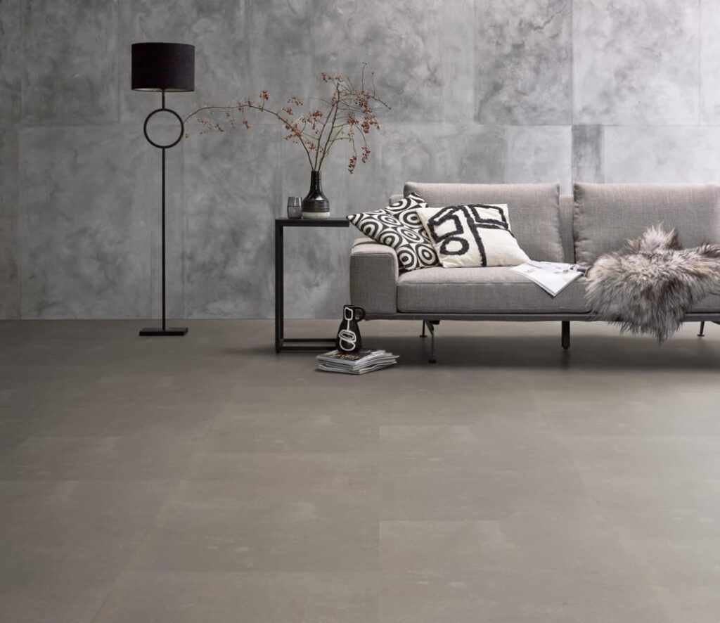 Ambiant Ceramo click SRC light grey PVC