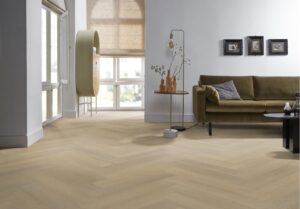 Ambiant Herringbone dryback natural PVC