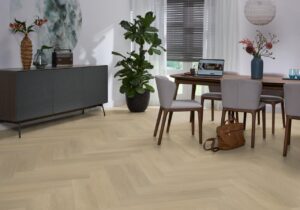 Ambiant Herringbone dryback natural PVC