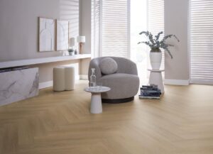 Ambiant Herringbone dryback sun kissed PVC