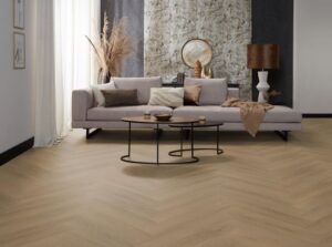 Ambiant Herringbone click SRC sun kissed PVC