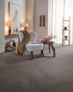 Ambiant Herringbone click SRC charcoal PVC